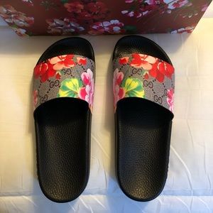 GG Blooms Supreme slide sandal